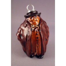 Royal Doulton Kingsware Miniature Tony Weller Whisky Flask 